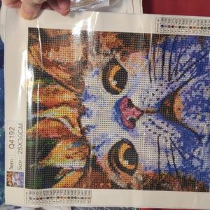 #18 Diamond  Painting Art Set cat